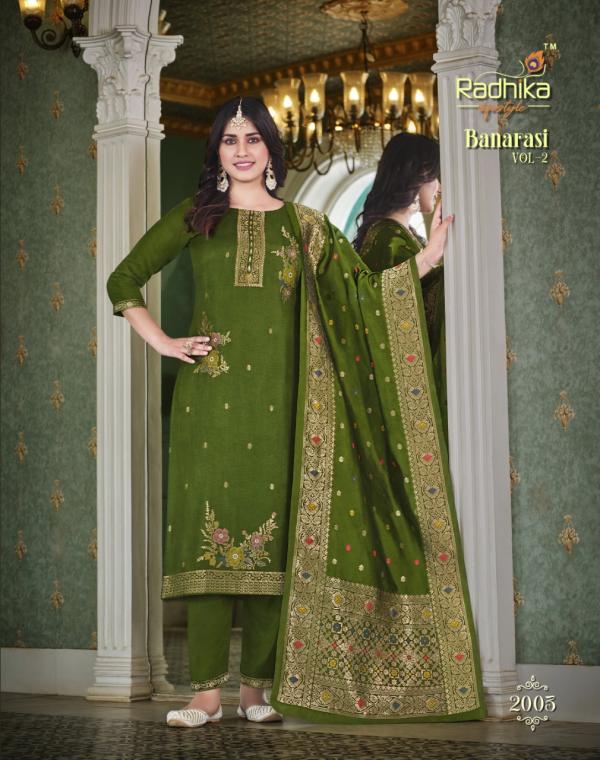 Radhika Banarasi Vol 2 Silk Designer Ready Made Dress Collection